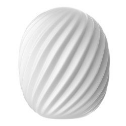Toy Joy Oeuf de Masturbation HERO SPIRAL Blanc